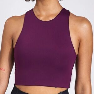 Girlfriend Collective Dylan Bra Plum Medium